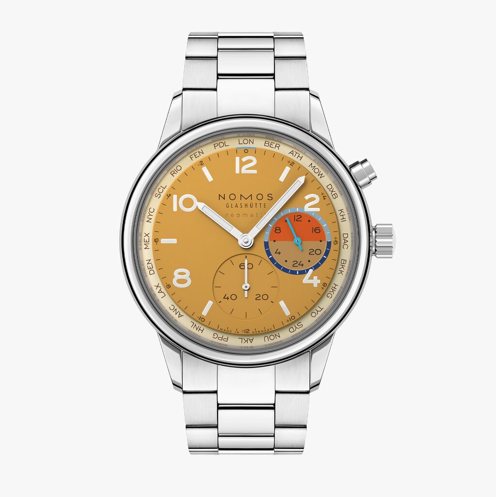 Club Sport neomatik Worldtimer Dune