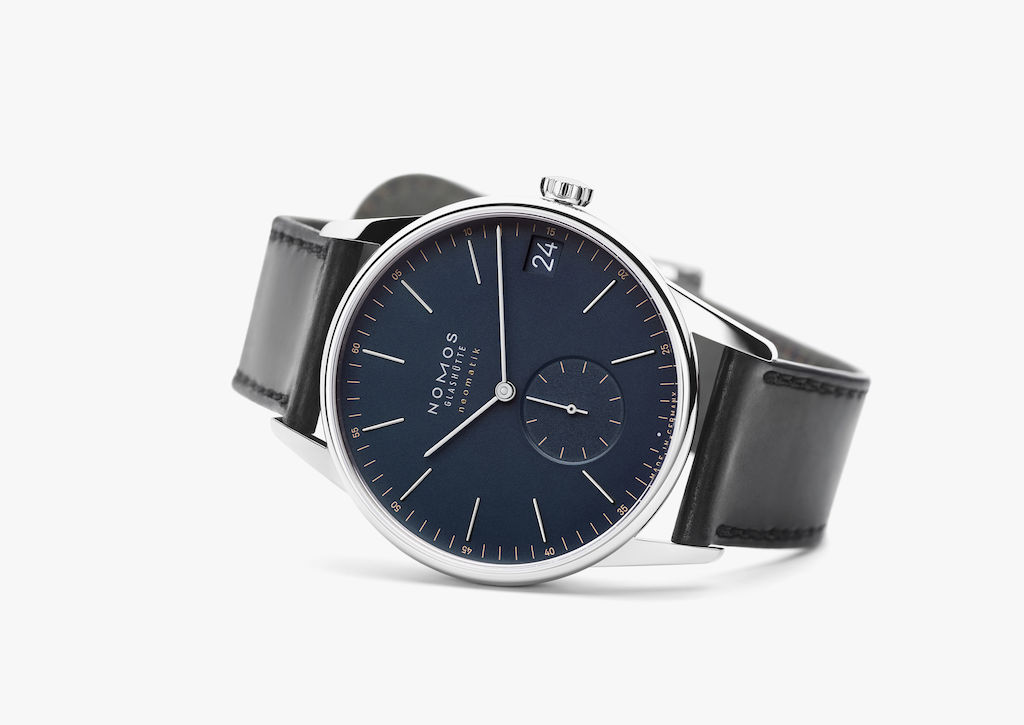 Orion Neomatik 41 Date Midnight Blue Nomos Glashütte Orion Neomatik 41 Date Midnight Blue