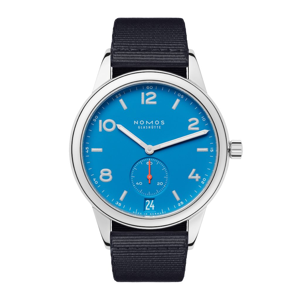 Club automatic date siren blue