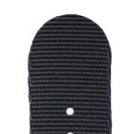 Textile strap, woven, blue-black, 20 mm