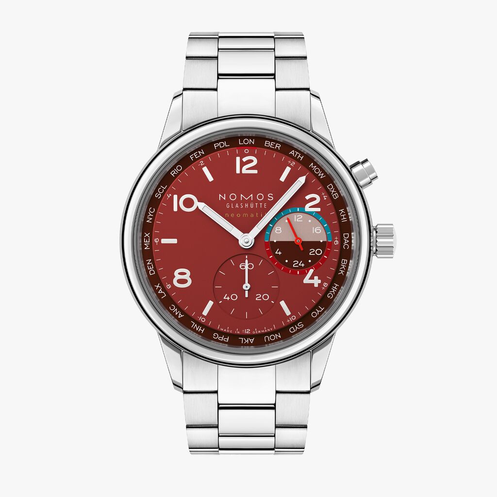 Club Sport neomatik Worldtimer Magma